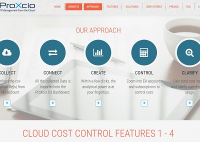 Web Content ProXcio Corporate Website