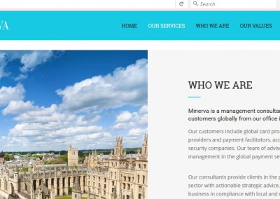 Web Content for Management Consultancy Firm Minerva Partnership