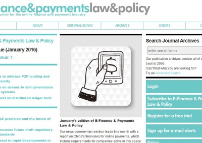 Payment Counsel Article in E-ComLaw.com