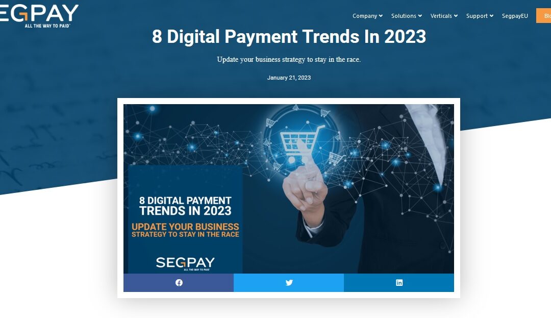 8 Digital Payment Trends in 2023