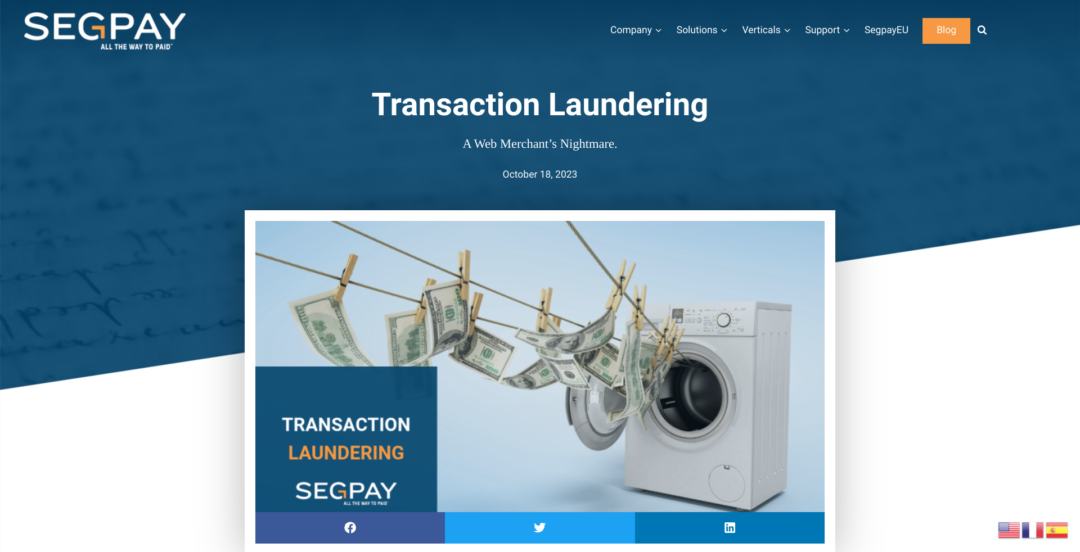 Detect Prevent Transaction Laundering